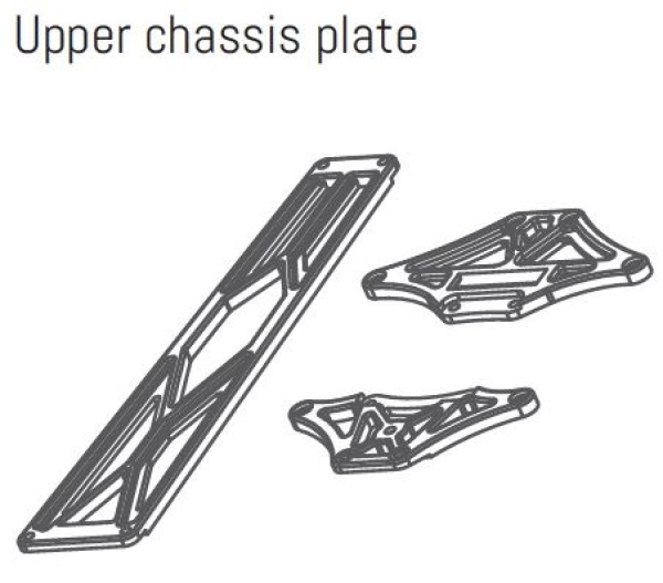 1230816 ADB1.4 Upper Chassis Plate 3tlg.